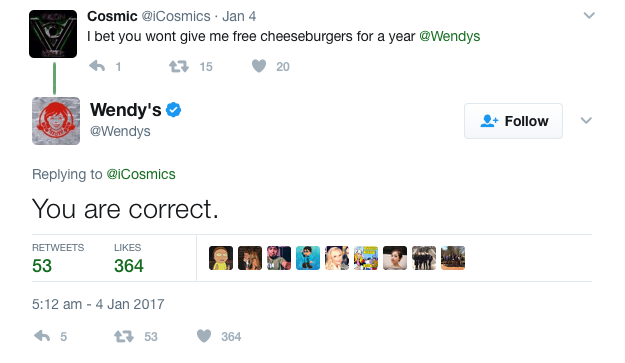 Wendy's customer service 3